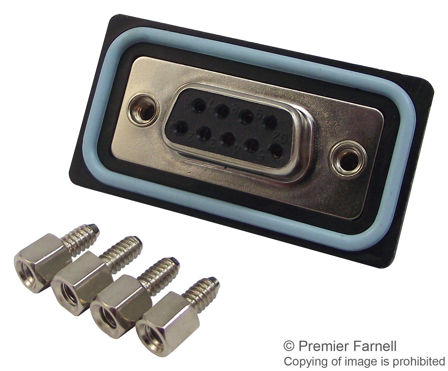 MC000963 Multicomp Pro D Sub Connector IP68 Waterproof Farnell UK