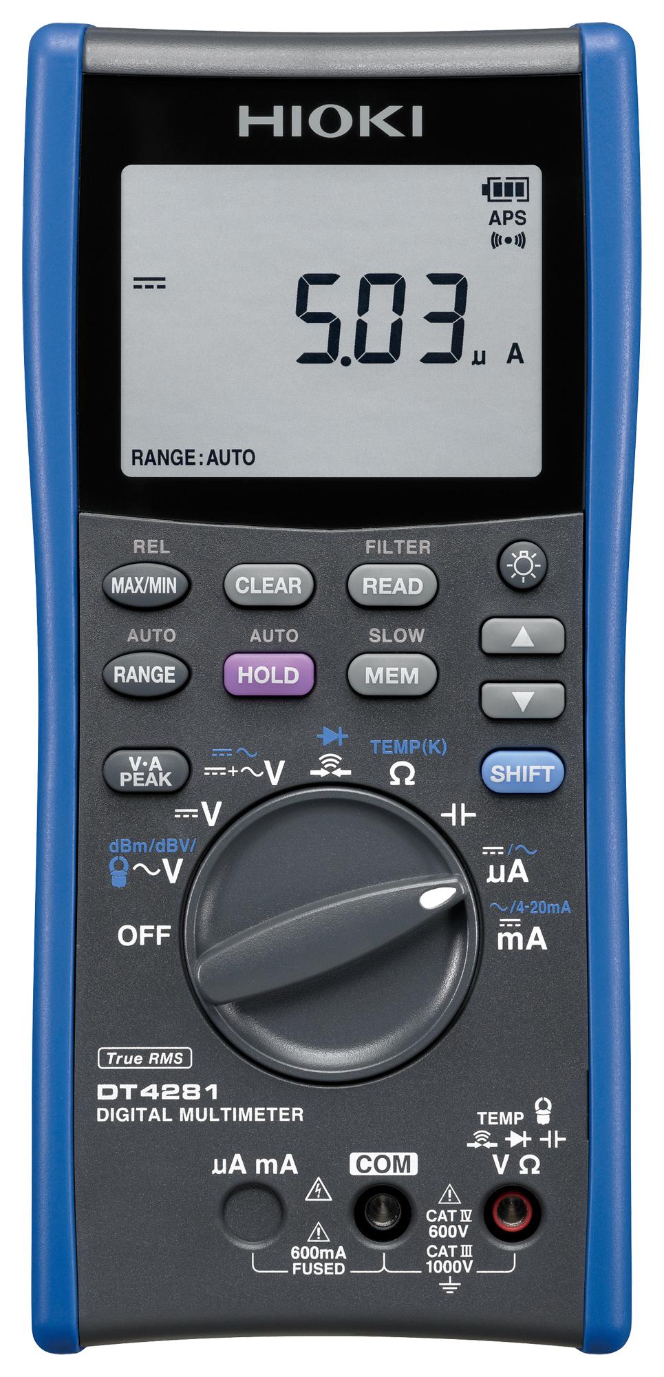 Dt Hioki Handheld Digital Multimeter Voltage Current Capacitance