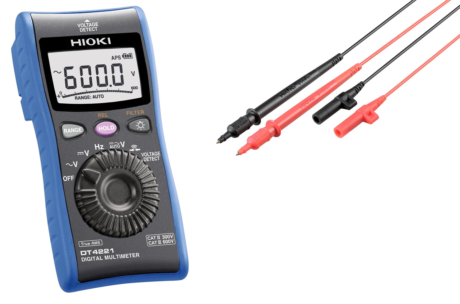 Dt Hioki Handheld Digital Multimeter V Voltage Detector