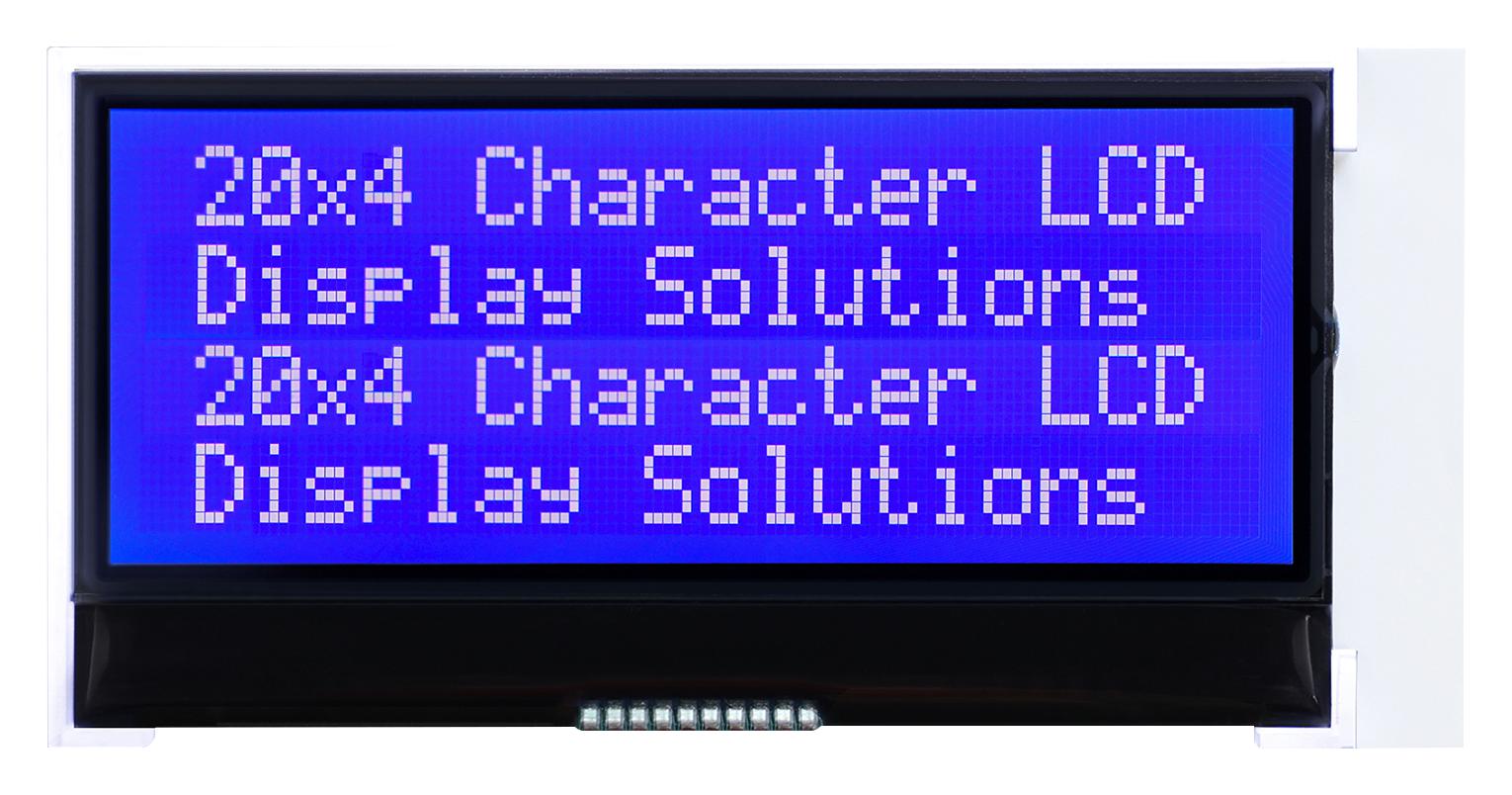 MCCOG42005A6W BNMLWI V2 Midas Displays Alphanumeric LCD 20 X 4 White