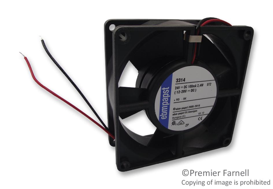 Ebm Papst Dc Axial Fan V Square Farnell Uk