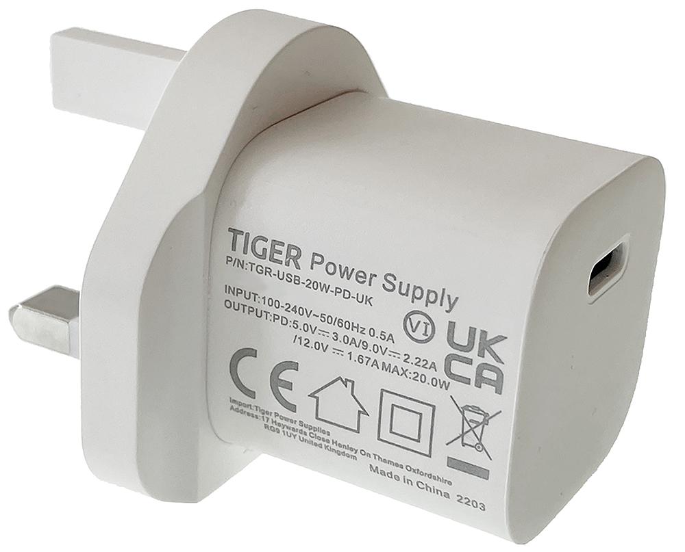 Tgr Usb W Pd Uk Tiger Power Supplies Ac Dc Power Supply Output