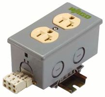 WAGO,51012218,CONNECTOR, AC POWER, SOCKET, 20A WAGO51012218