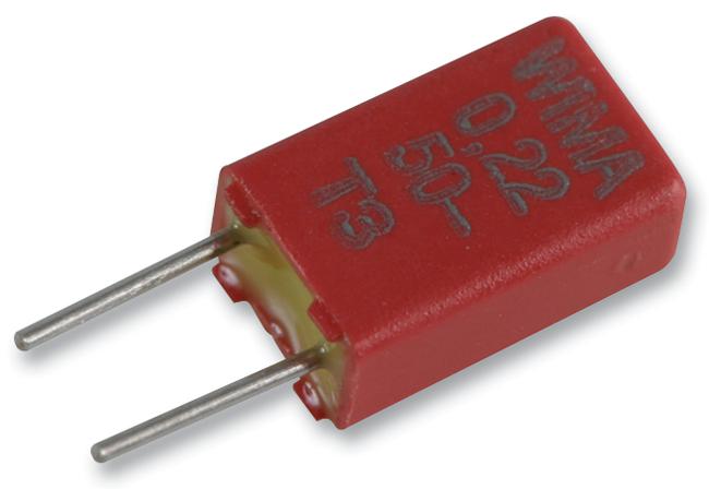 WIMA Mks0C031000C00Jssd Capacitor, 0.1Îf, 63V, 5%, Pet, Through Hole