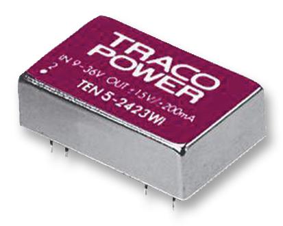 TRACO Power Ten 5-4810Wi Converter, Dc/dc, 6W, 3.3V/1.2A