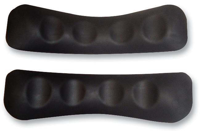 Box Enclosures 21G-Bk Side Grips, Pair, Black, Small