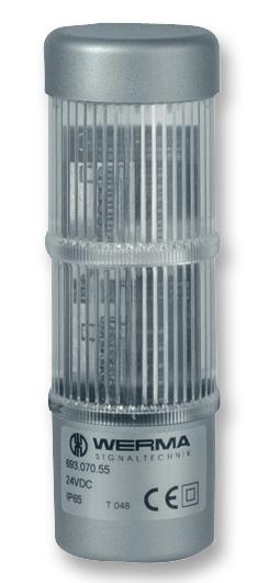 WERMA 69308055 Light Tower, Mtl, 2 Tier R/g, Cable