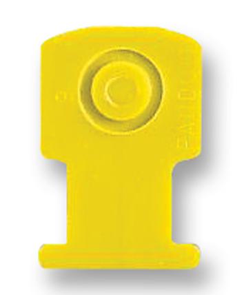 Panduit Kims-H500-C4 Push Rivet Mount, Yellow, Pk100