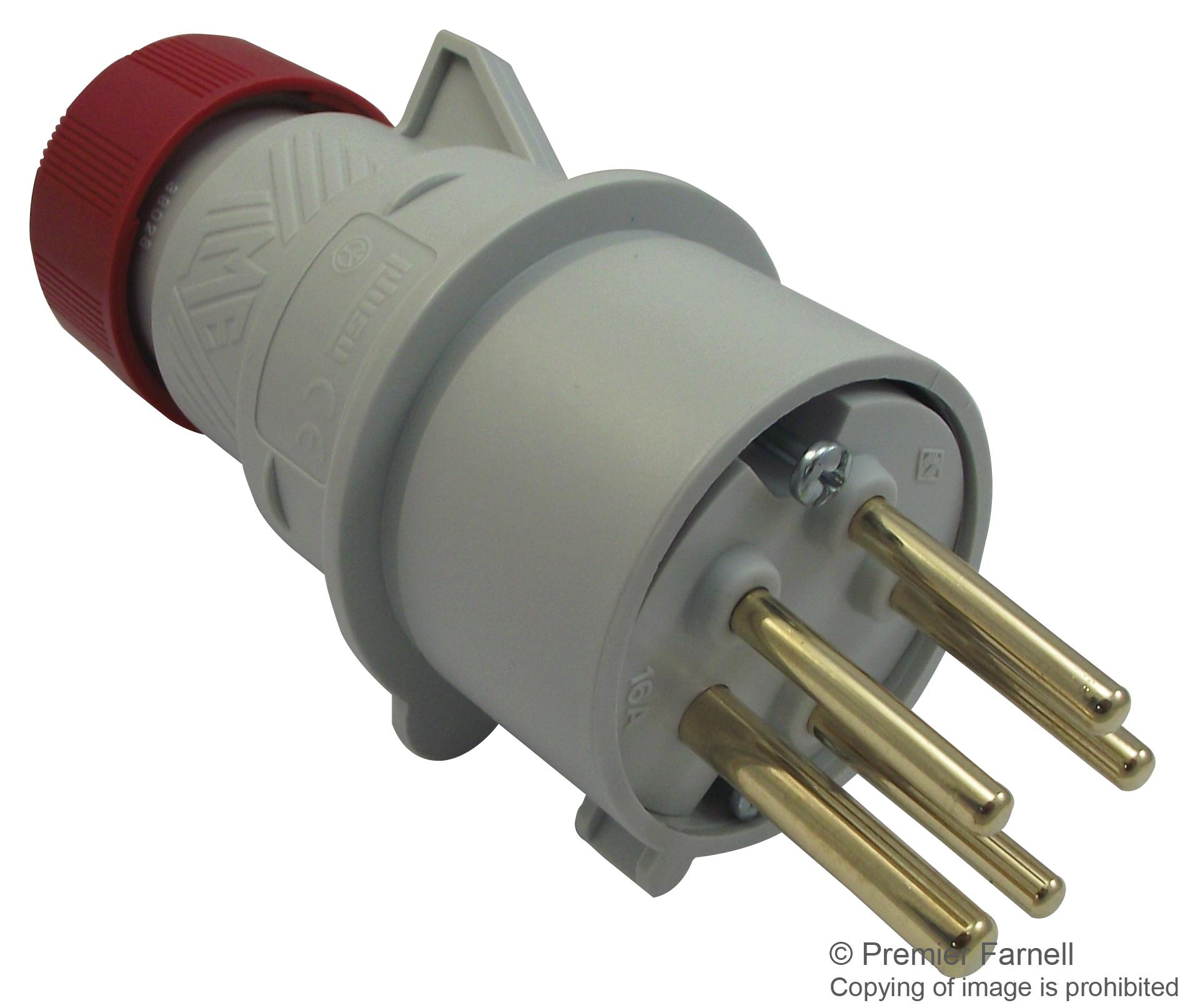 Ilme Pe1665Sv Plug, 16A, 415V, Ip44