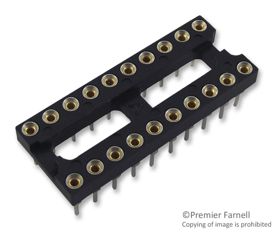 Amp Connectors / Te Connectivity 820-Ag11D-Esl-Lf Socket Ic, Dil, 20Way