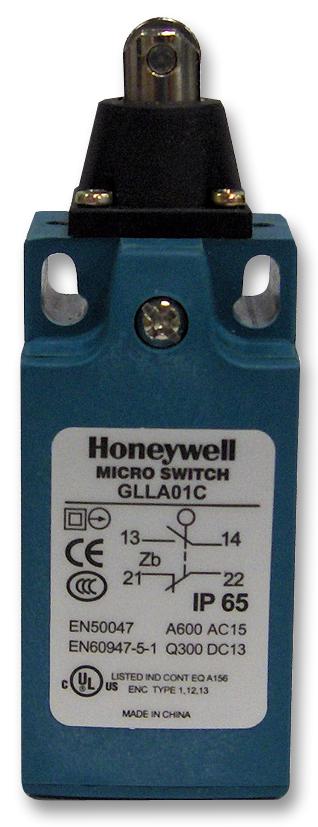 Honeywell Gllc01C Limit Switch, Spdt, Top Roller