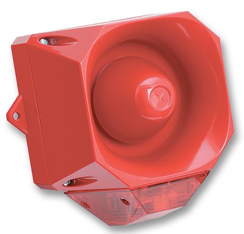 Fulleon As/m/sb/115/r/rl Sounder/beacon, Midi, Red, 115V