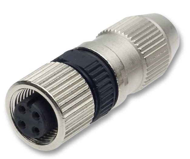 HARTING 21 03 212 2305 Connector, Female, M12, 4 Pole