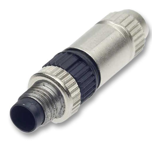 HARTING 21 02 151 1405 Connector, Male, M8, 4 Pole