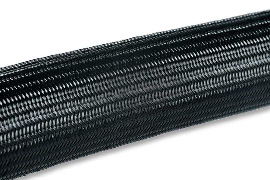 HellermannTyton 6Ts3N Black Sleeving, Braid, 3mm, Black, 25M