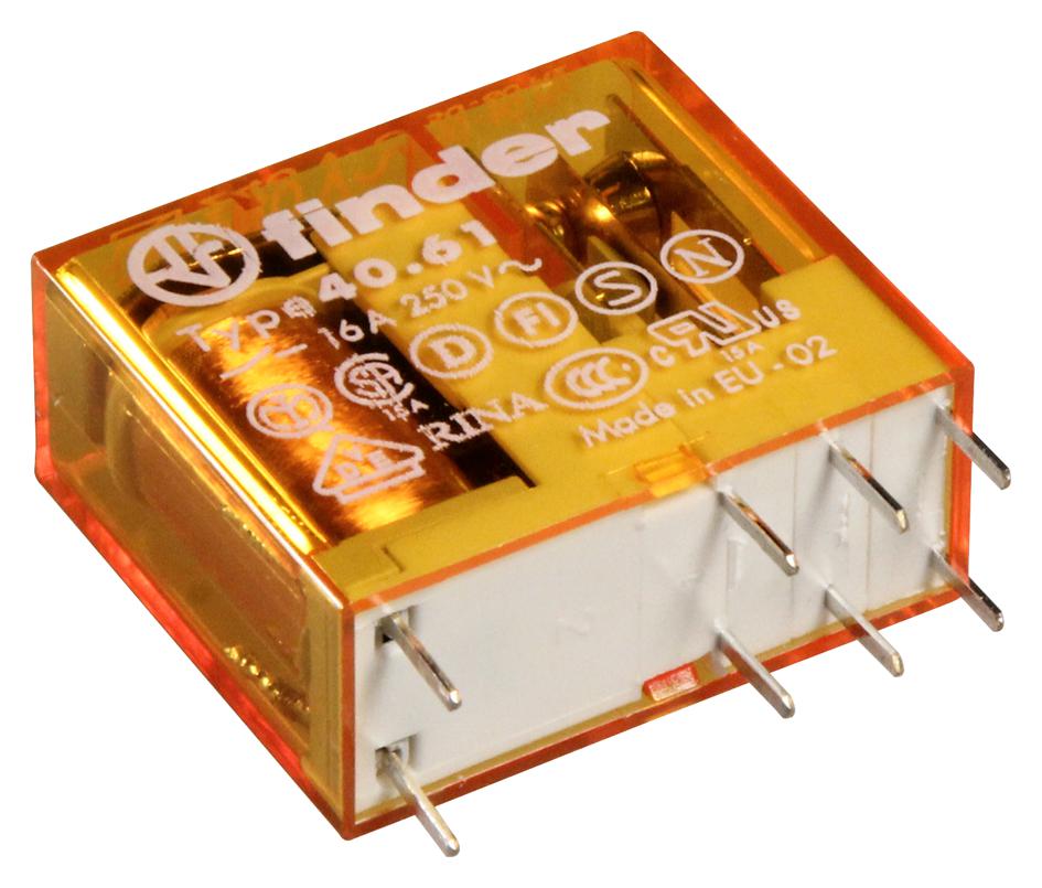 Finder Relays Relays 40.61.8.240.0000 Relay, Spdt, 240Vac, 16A