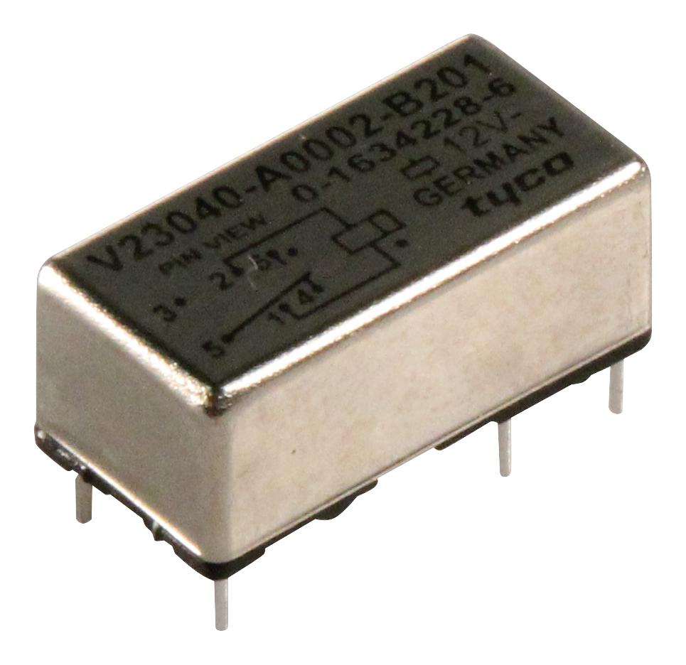 Te Connectivity V23040-A0002-B201 Relay, Signal, Spdt, 125Vac, 150Vdc, 2A