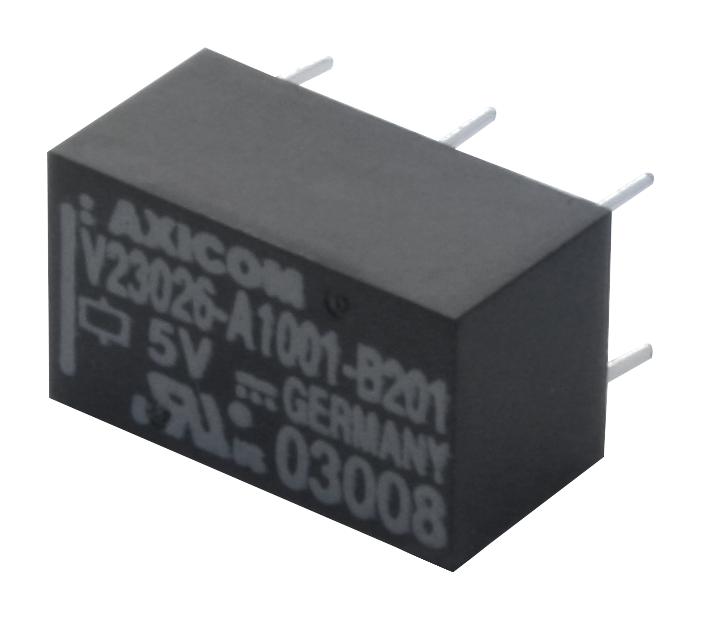 Axicom / Te Connectivity V23026A1001B201 Relay, Signal, Spdt, 150Vac, 125Vdc, 1A