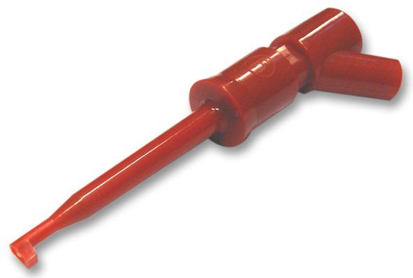 Hirschmann Test And Measurement 973501101 Hook, Test, Miniature, Red, Kleps 2600