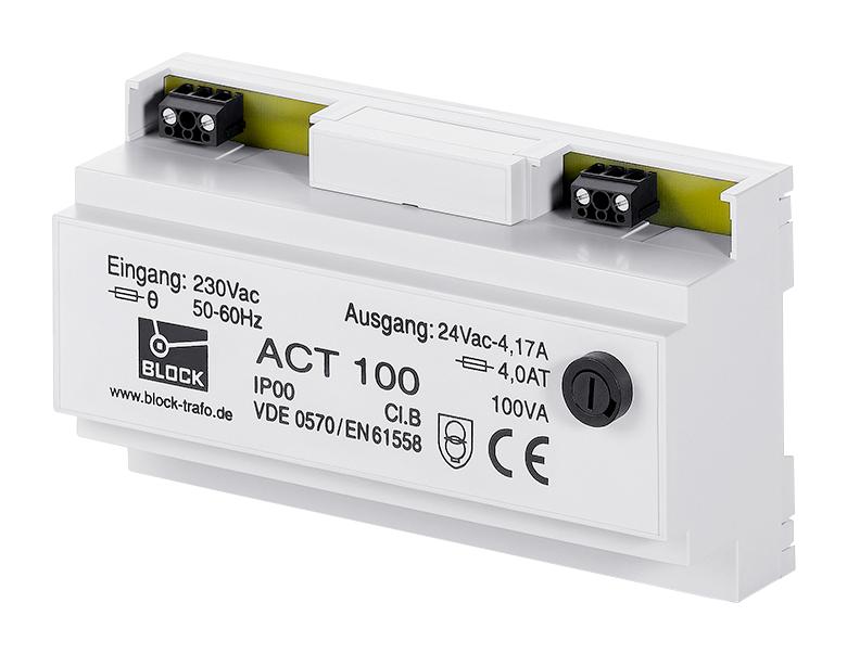 Block Act100 Transformer, Safety, 100Va