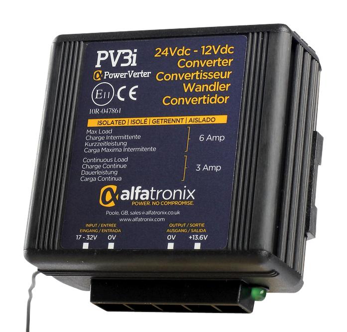 Alfatronix Pv3I Converter, Dc To Dc, 12V, 36W