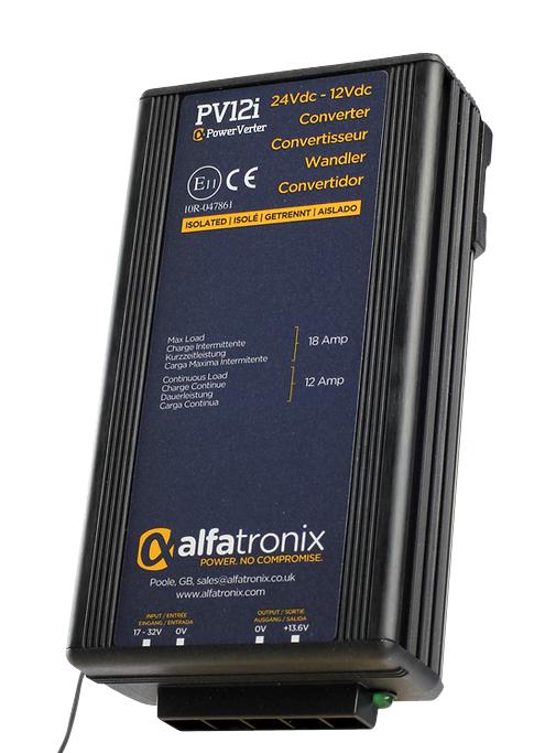 Alfatronix Pv12I Converter, Dc/dc, 24/12V, 12A