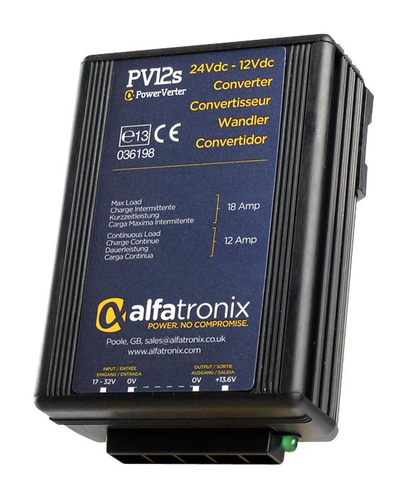 Alfatronix Pv12S Dc/dc Converter, 12V, 12A