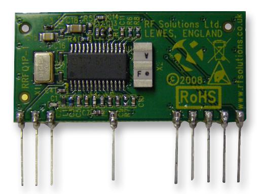 RF Solutions Fm-Rrfq1-433 Rf Module, Receiver, Fm, 433Mhz