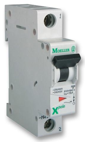 Eaton Moeller Faz-B12/1 Miniature Ckt Breaker, 1P, 12A, 240Vac