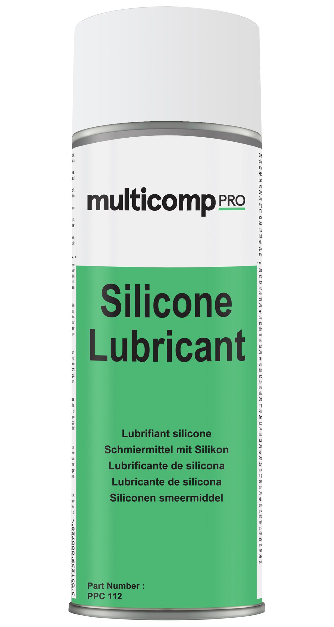 Multicomp Pro Ppc112 Lubricant, Silicone, 400Ml, Aerosol