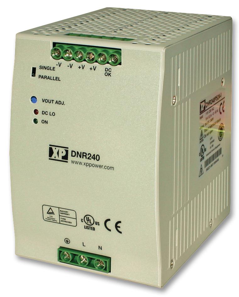 XP Power Dnr240Ps24-Id Psu, Din Rail 240W 24V