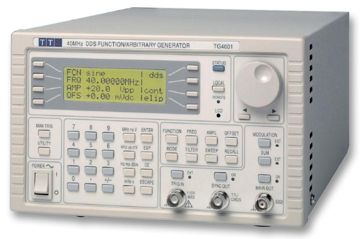 Aim-Tti Instruments Tg4001 Function Generator, 1Ch, Arb/dds, 40Mhz