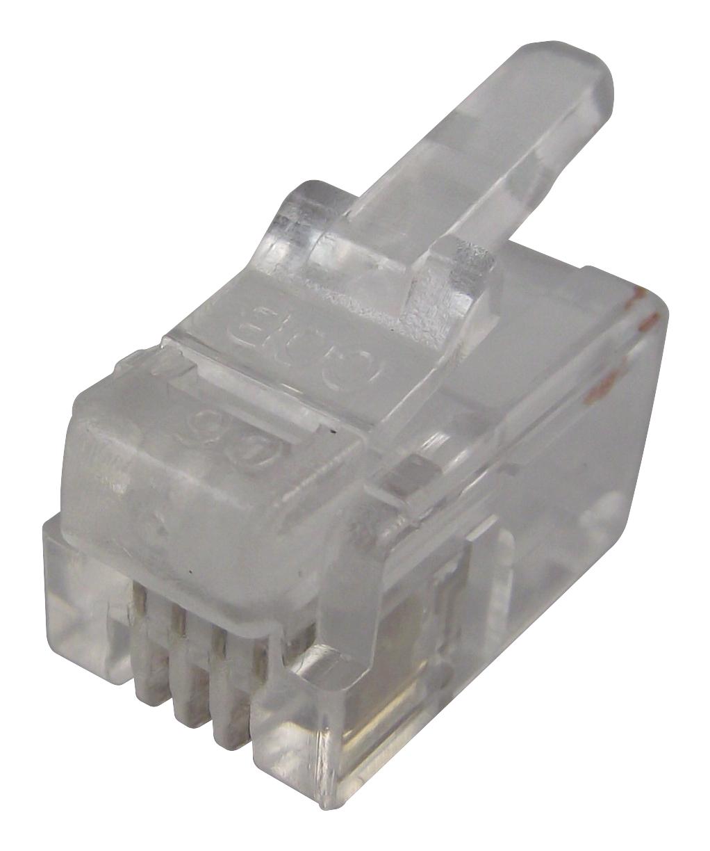 Lumberg P 126 Plug, Rj10, 4/4Way