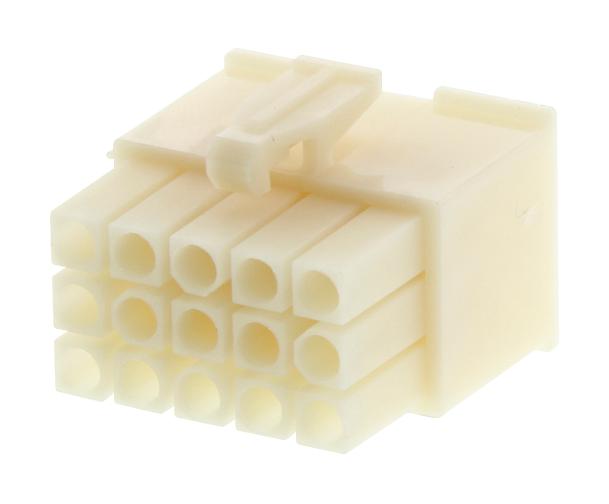 Amp Connectors / Te Connectivity 172171-1 Housing, Plug, 3 Row, 15 Way, Nylon