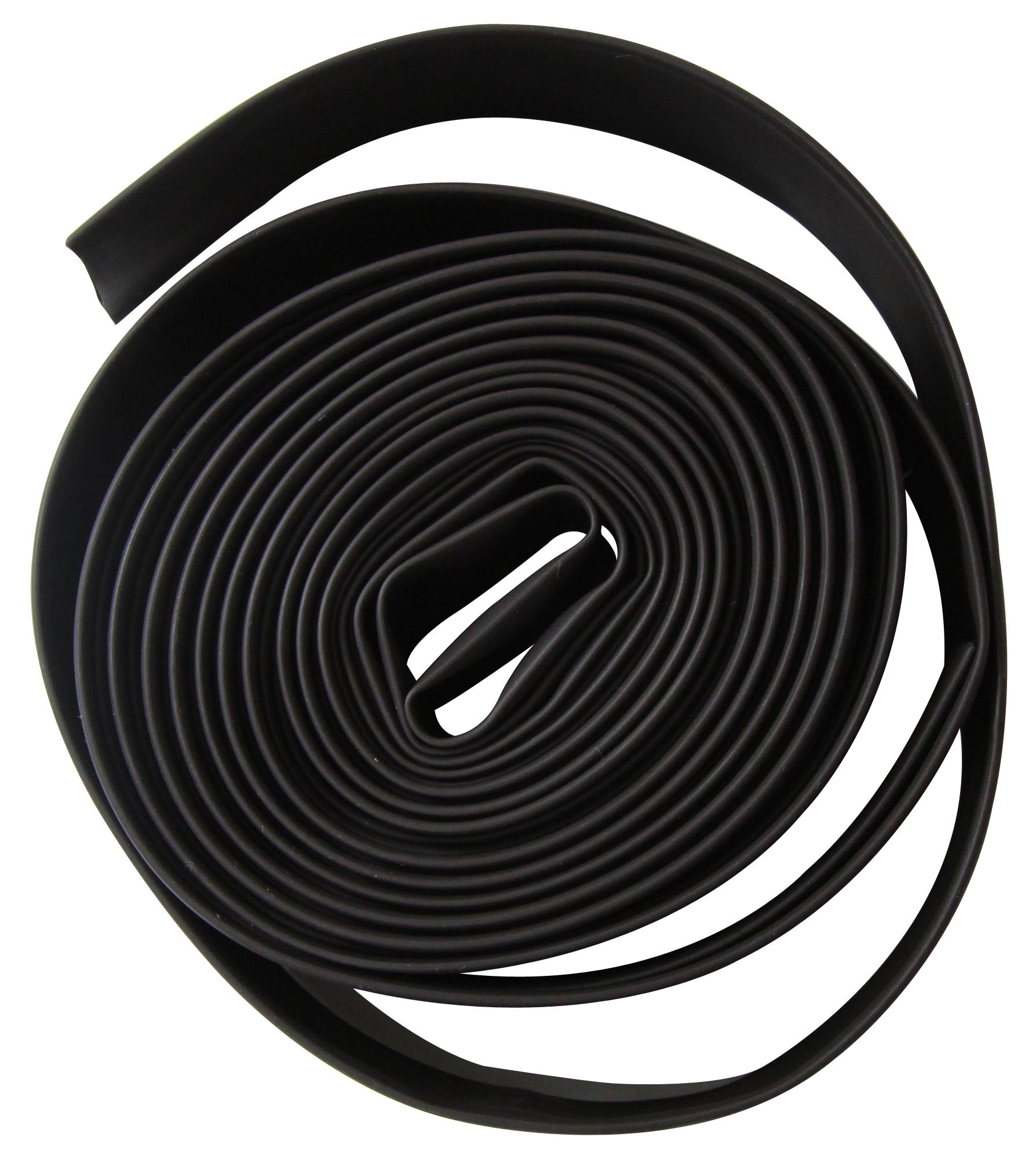 Multicomp Pro Hs517-5M Heatshrink, 3: 1, 24mm, Black, 5M