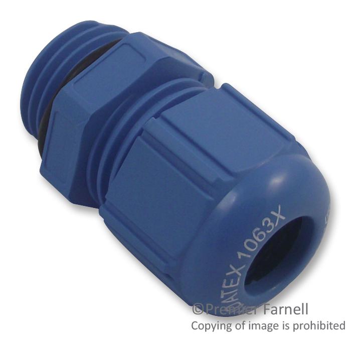 Lapp 54115430 Cable Gland, Atex, M25, Blue