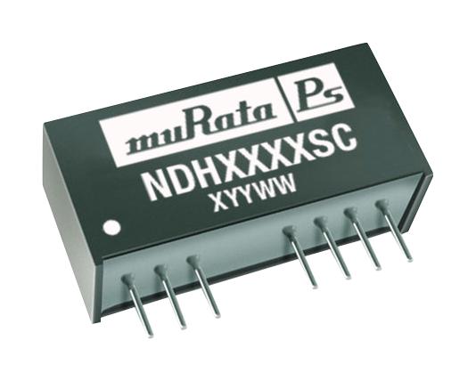 Murata Power Solutions Ndh2415Sc Converter, Dc/dc, Sil, 3W, +/-15V