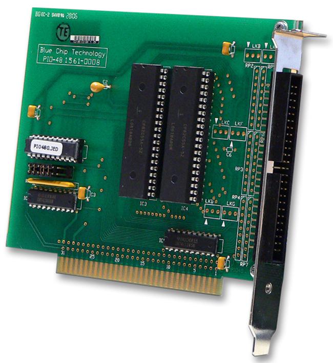 Blue Chip Technology 1980-0008 Card, Data Acquisition, Isa-Pio