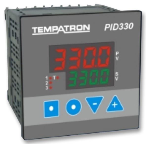 Tempatron Pid330Mh-0000 Pid Controller, 1/4Din, Hv Relay