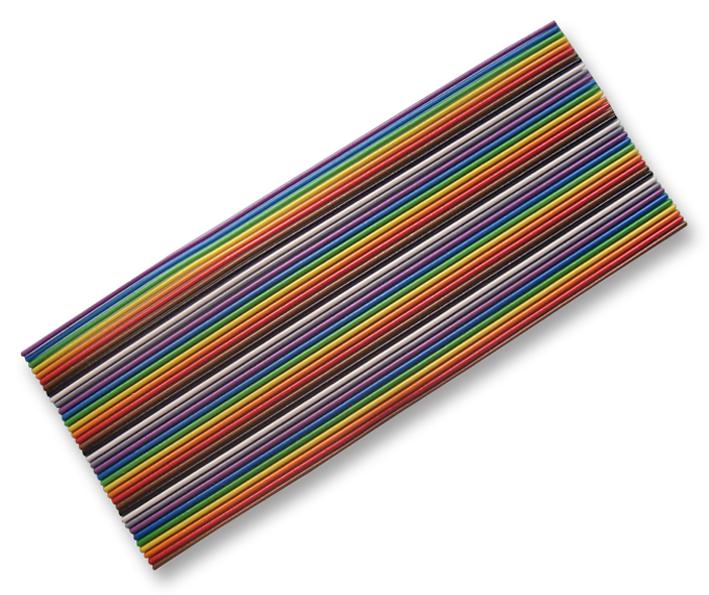 Amphenol Spectra-Strip 135-2605-350 Ribbon Cable, 3C, 50 Core, Per M