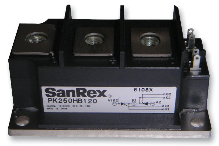 Sanrex Pk250Hb160 Thyristor Diode Module, 1.6Kv, 390A