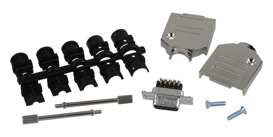 Amphenol Communications Solutions L77De09Sst3 Socket Kit, Straight Entry, 9Way