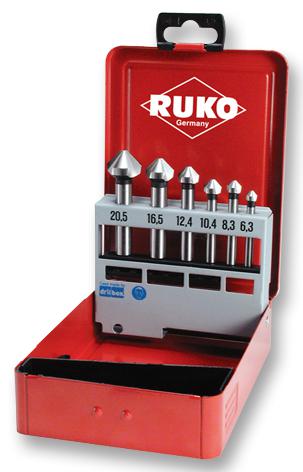 Ruko 102152E Countersink Set, Hss-E, 6-Tlg