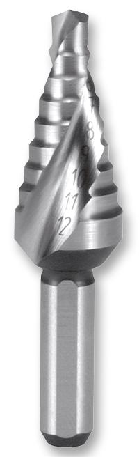 Ruko 101061 Step Drill, Hss, 4-12mm