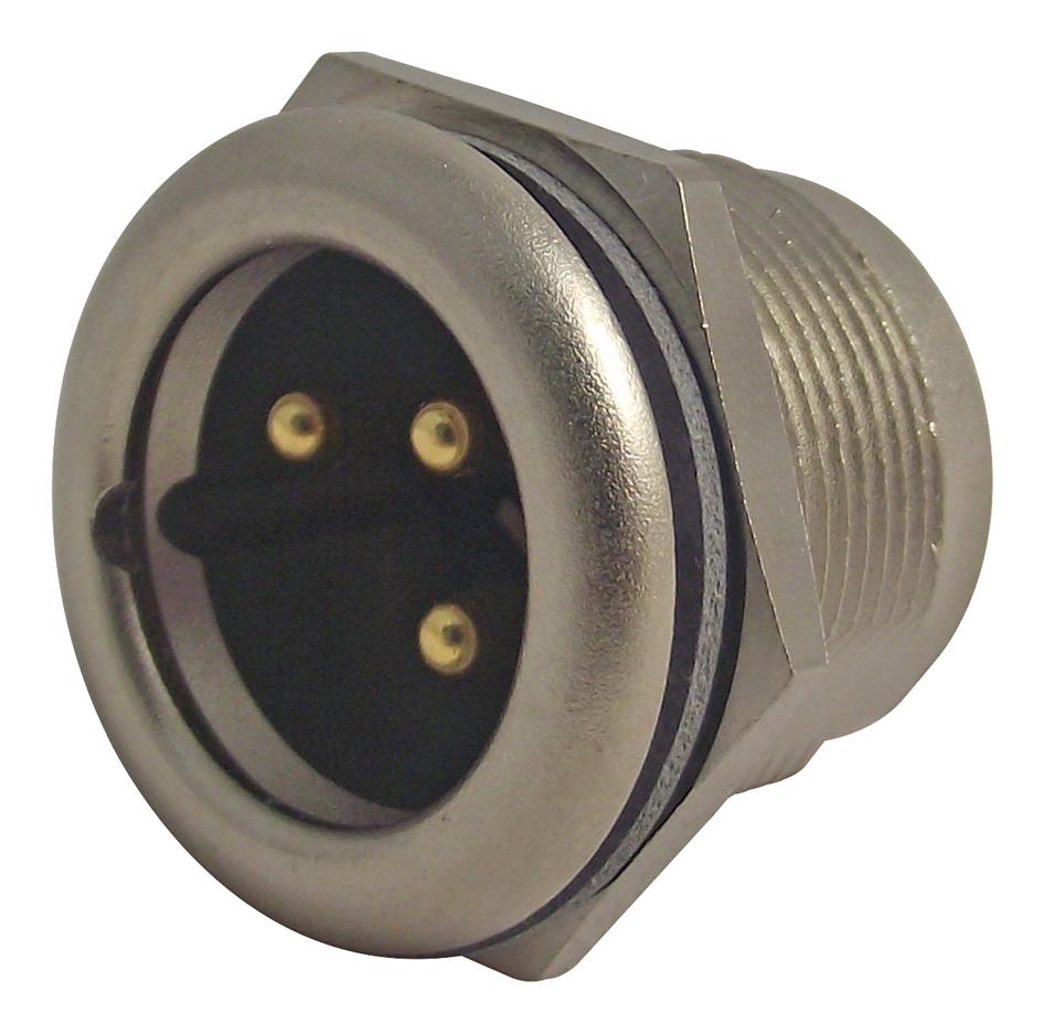 Neutrik Nc3Mpr-Hd Socket, Xlr, Male, Panel, 3Pole