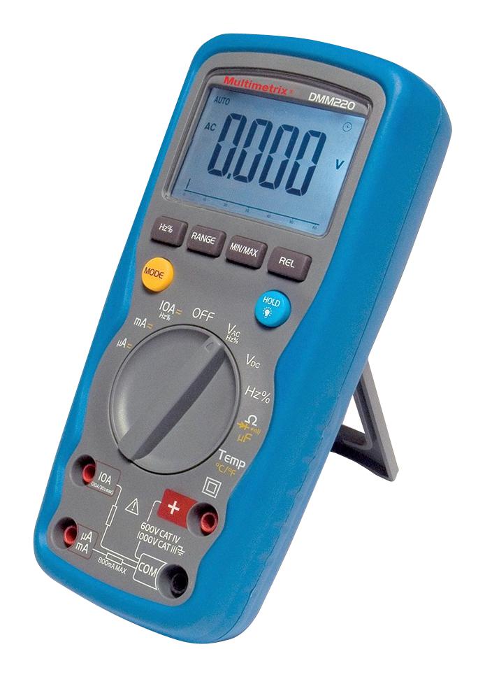 Multimetrix P06231411 Multimeter, Hand Held, Digital, 6000