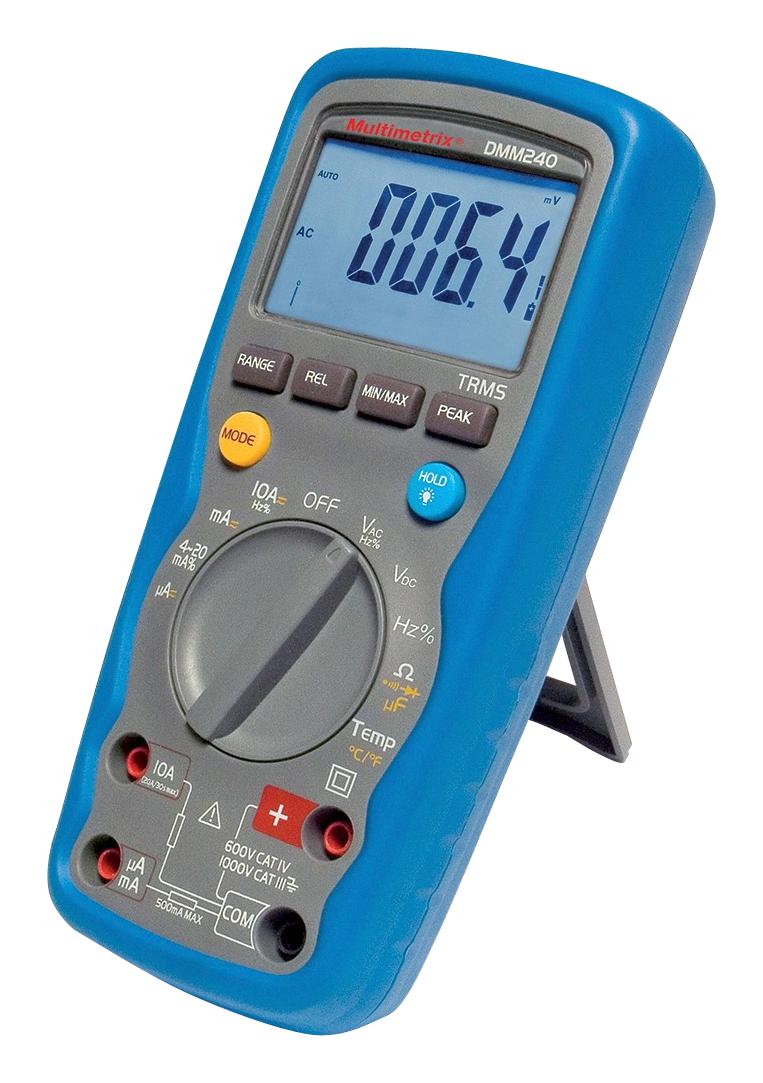 Multimetrix P06231413 Multimeter, Digital, Hand Held, 40000