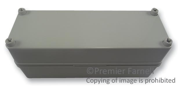 Fibox Pc F 85 G Enclosure Box, Polycarbonate, Ip67, Grey Lid