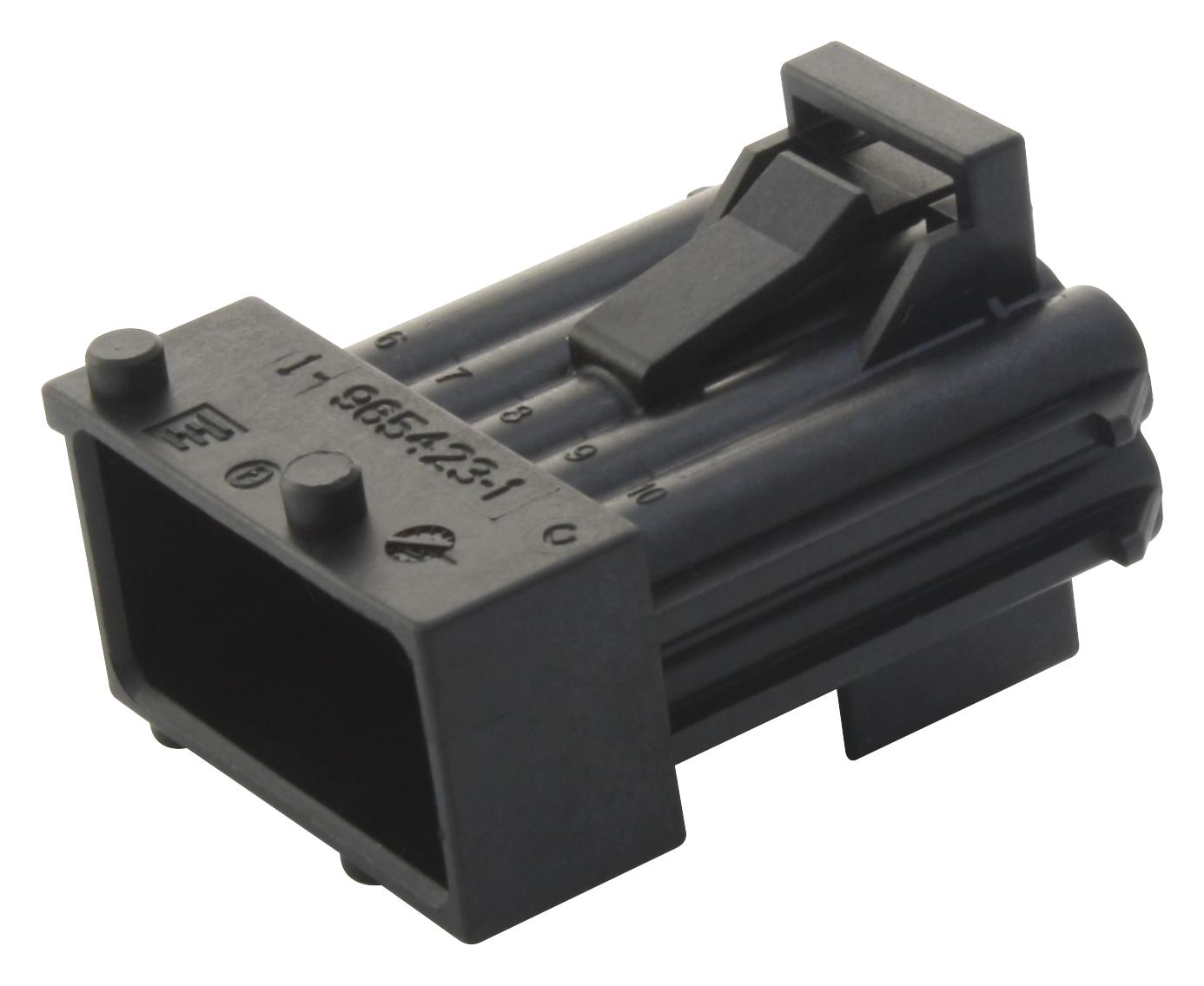 Amp Connectors / Te Connectivity 1-965423-1 Timer, Connector Housing, 10 Pos