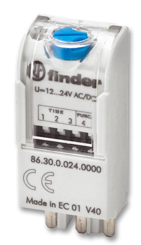 Finder Relays Relays 86.30.0.024.0000 Timer, Multifunction